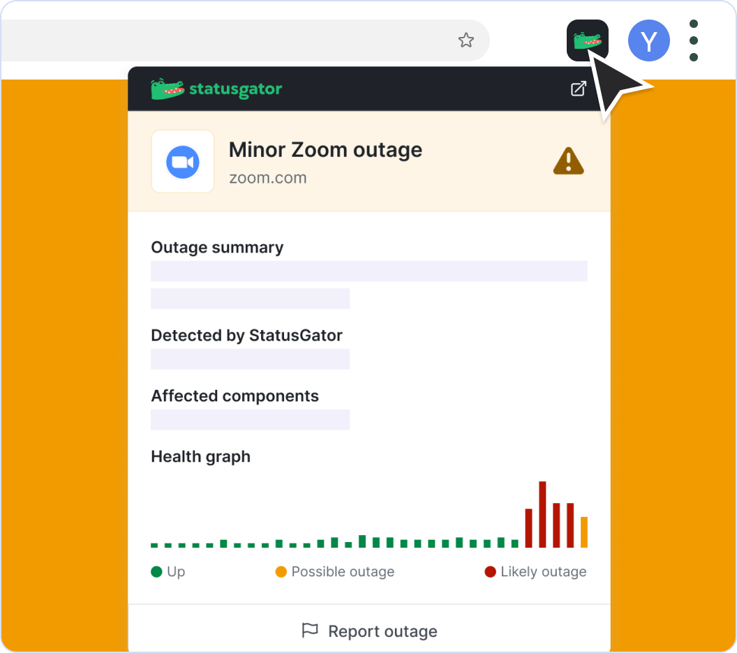 Spot outages in one click