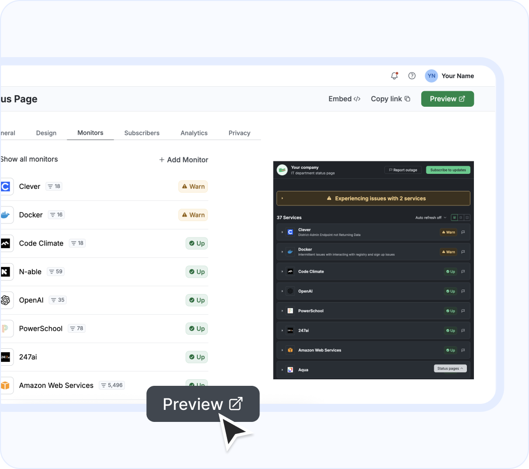 Build custom dashboards