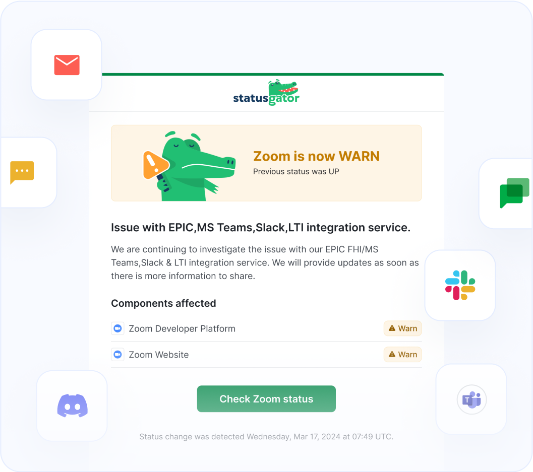 Keep your customers informed