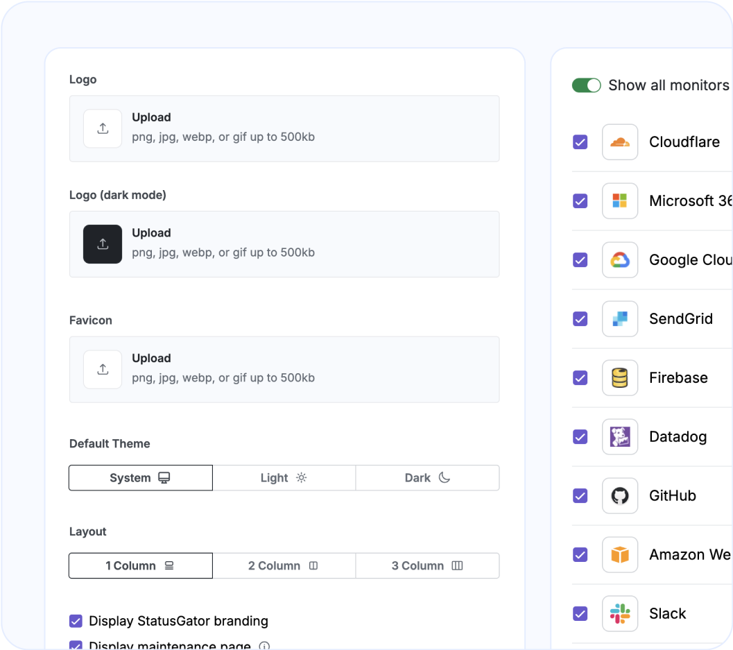 Customize and brand your page for maximum trust